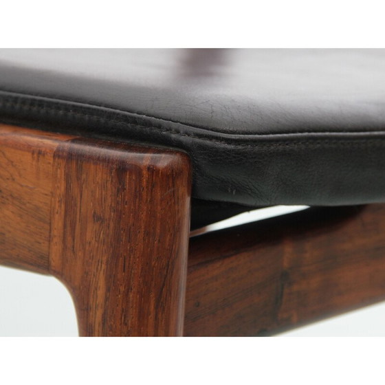 Image 1 of Ensemble de 5 chaises scandinaves vintage en bois de rose par Kai Lyngfeldt Larsen pour Søren Willadsen