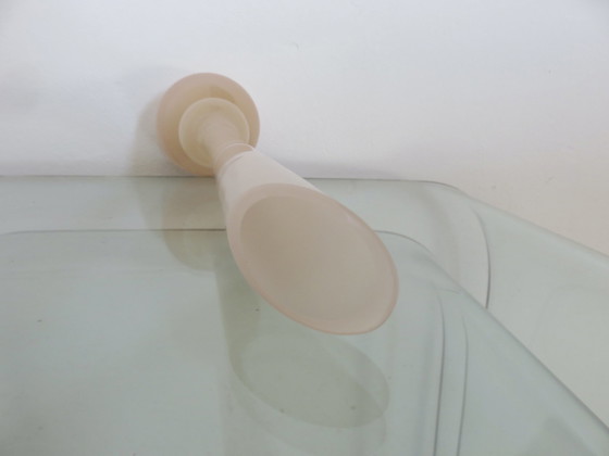 Image 1 of Vase, Soliflore En Opaline Rose Pâle, Années 60 70