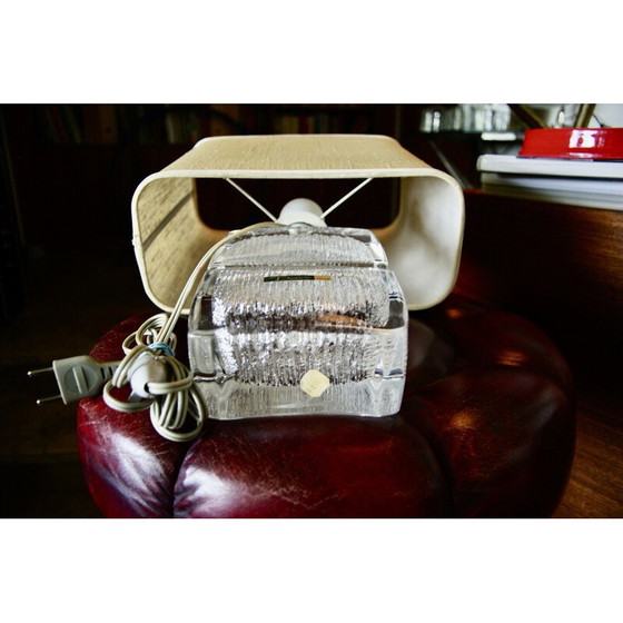 Image 1 of Lampe en cristal vintage pour La Maison Daum, Nancy 1960