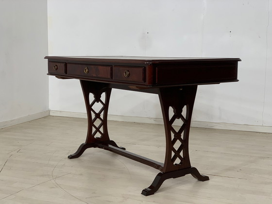 Image 1 of acajou bureau table desk vintage