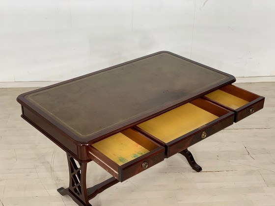 Image 1 of acajou bureau table desk vintage