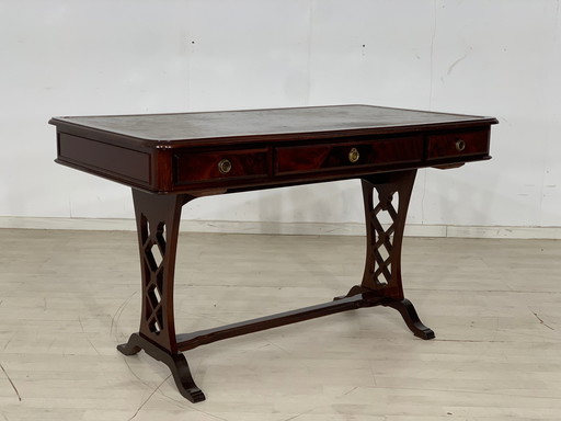 acajou bureau table desk vintage
