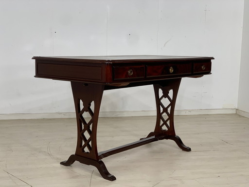 acajou bureau table desk vintage