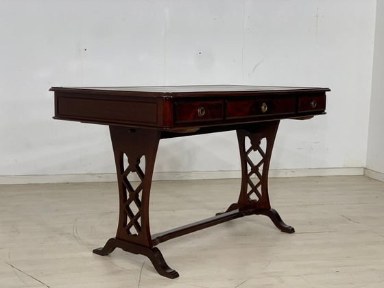 Image 1 of acajou bureau table desk vintage
