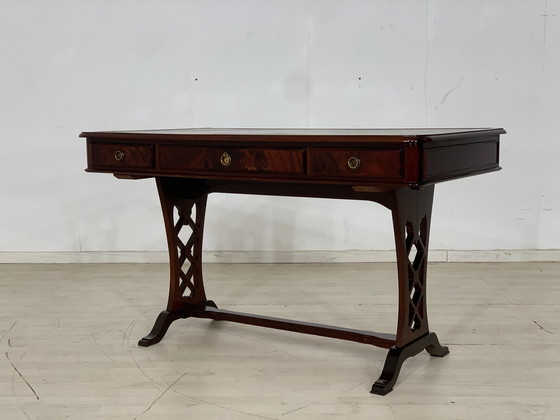 Image 1 of acajou bureau table desk vintage