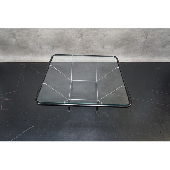 Image 1 of Table basse vintage en bronze et verre par Niels Bendtsen, Danemark 1970