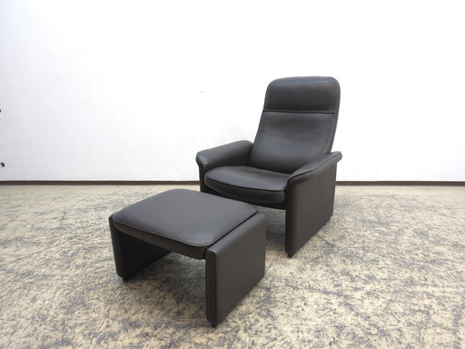 De Sede Ds 50 Fauteuil Avec Tabouret Canapé Design Canapé Cuir Canapé Desede Wk Salle de séjour