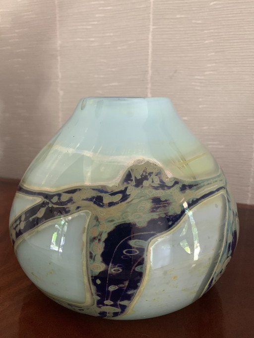 Vase en verre fait à la main