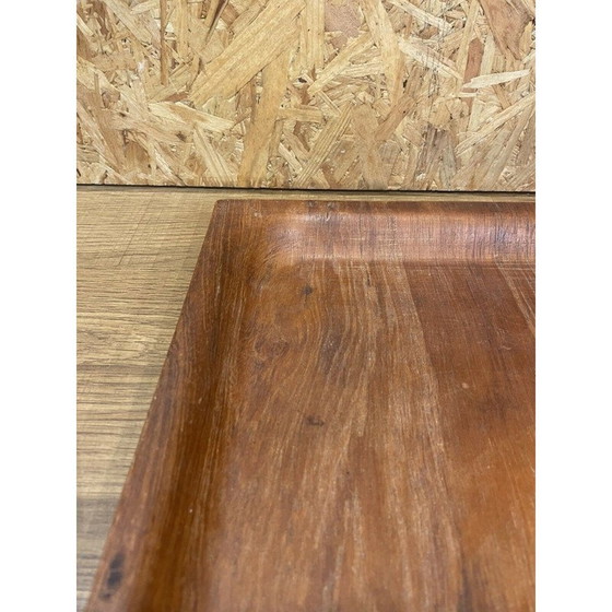 Image 1 of Plateau scandinave vintage en bois, 1960