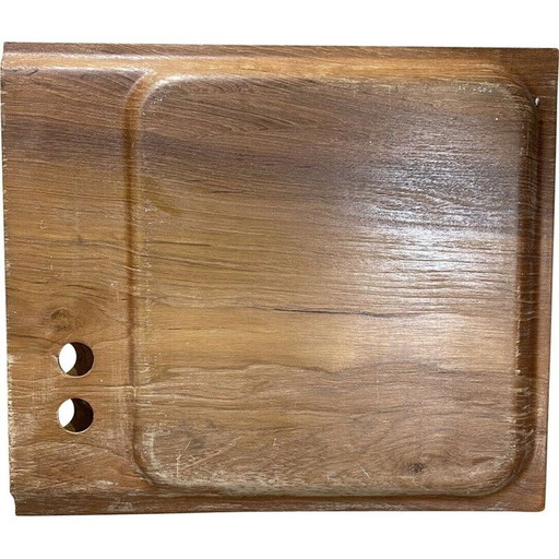 Plateau scandinave vintage en bois, 1960