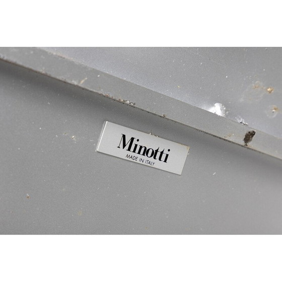 Image 1 of Table basse vintage Duchamp en métal carré par Rodolfo Dordoni pour Minotti, Italie 1990