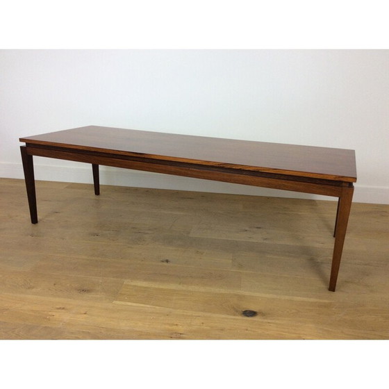 Image 1 of Table basse vintage en bois de rose par Kai Kristiansen, 1960