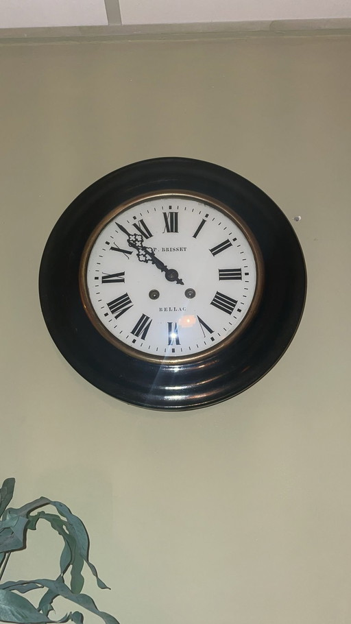 Vente : Horloge ancienne d'école française