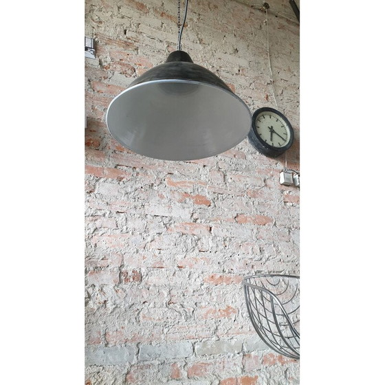 Image 1 of Lampe suspendue Loft Vintage Industrial German Model EHS2C, 1950s