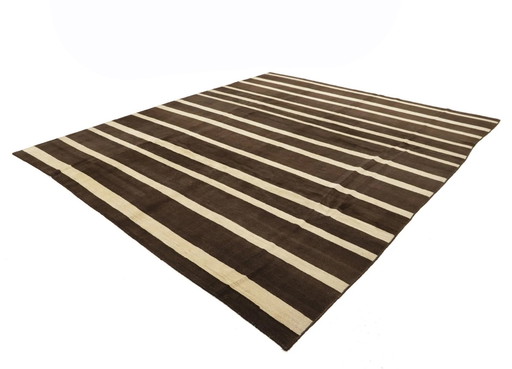 Tapis persan original noué à la main Gabbeh Ghashghaï 349 X 282 cm Nomade