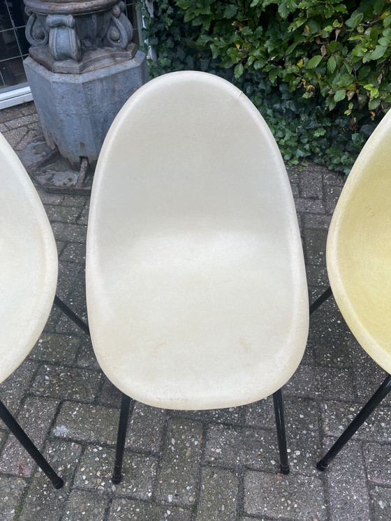 Image 1 of 4 chaises en fibre de verre, années 1960