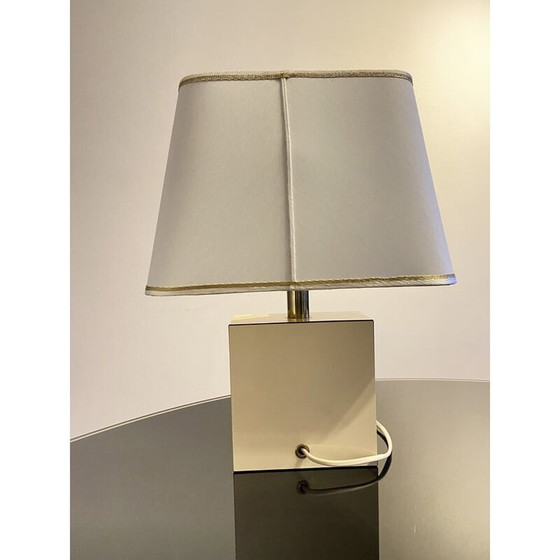 Image 1 of Lampe de table vintage Hollywood Regency par Disderot Francia, 1970