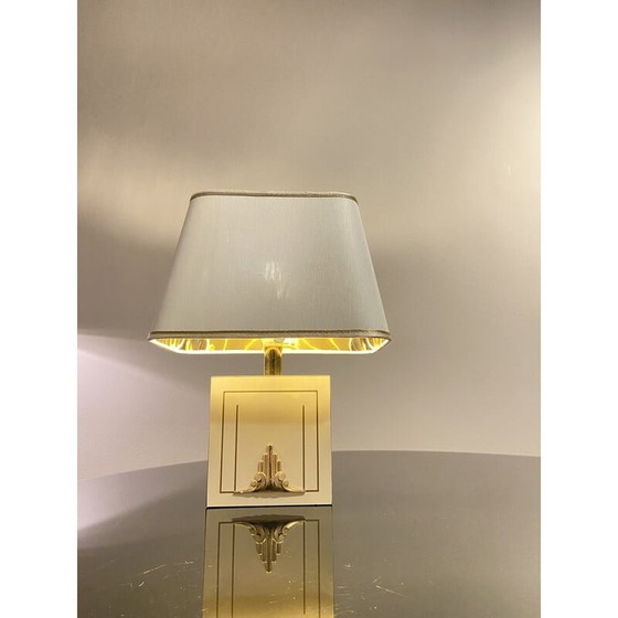 Image 1 of Lampe de table vintage Hollywood Regency par Disderot Francia, 1970