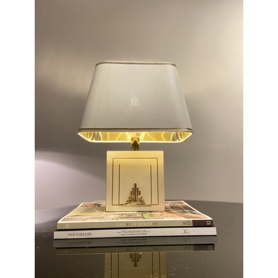 Image 1 of Lampe de table vintage Hollywood Regency par Disderot Francia, 1970