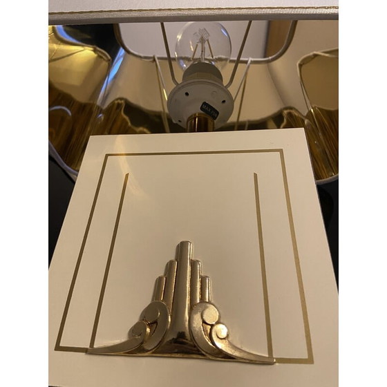 Image 1 of Lampe de table vintage Hollywood Regency par Disderot Francia, 1970
