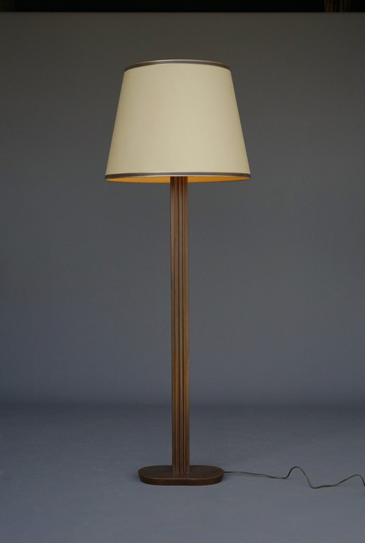 Lampadaire français en bronze. 1970s