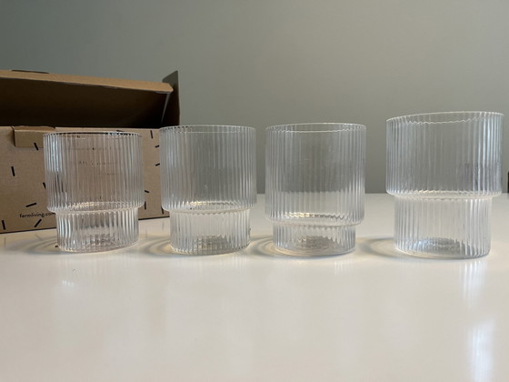 Image 1 of Ferm Living - Verres ondulés