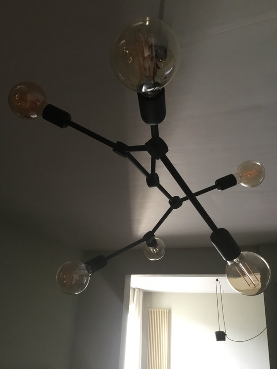 Image 1 of Nero Atoms Suspension Lamp Black