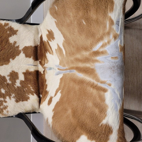 Image 1 of Fauteuil à bascule vintage "Nonna" en bois courbé et acier chromé par Paul Tuttle pour Strässle, Suisse 1970