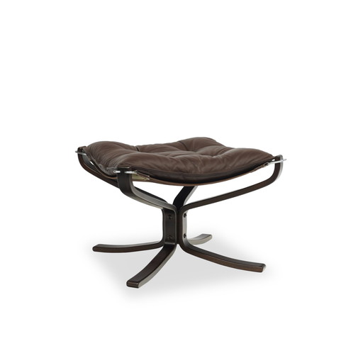 Vatane Falcon Chair Tabouret | Cuir Vintage
