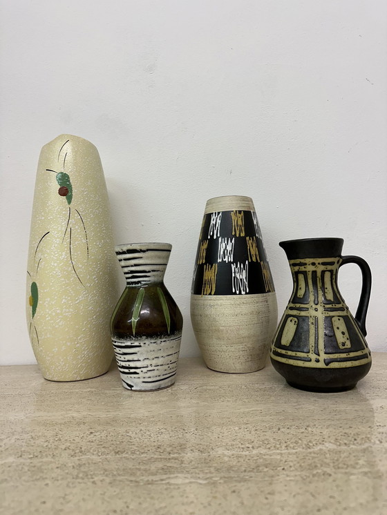 Image 1 of Allemagne de l'Ouest vases set of 4 scheurich