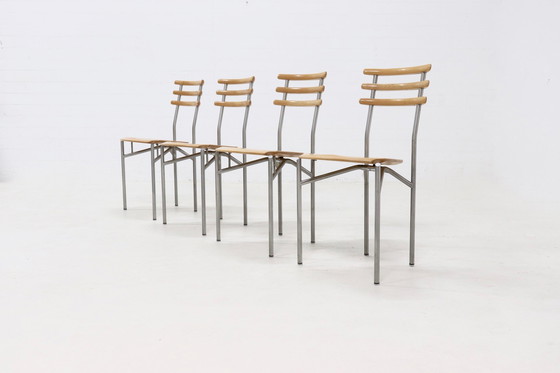 Image 1 of 4 X Christian Erker For Zumsteg Collection Switzerland Chaises de salle à manger