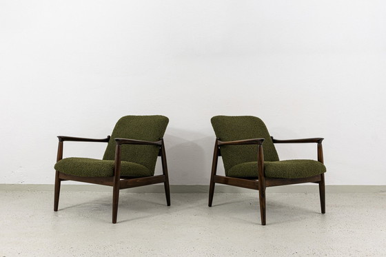 Image 1 of Paire de fauteuils vintage d'Edmund Homa, Pologne, années 1960