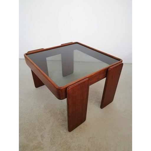 Table basse vintage par Gianfranco Frattini pour Cassina, Italie années 1960