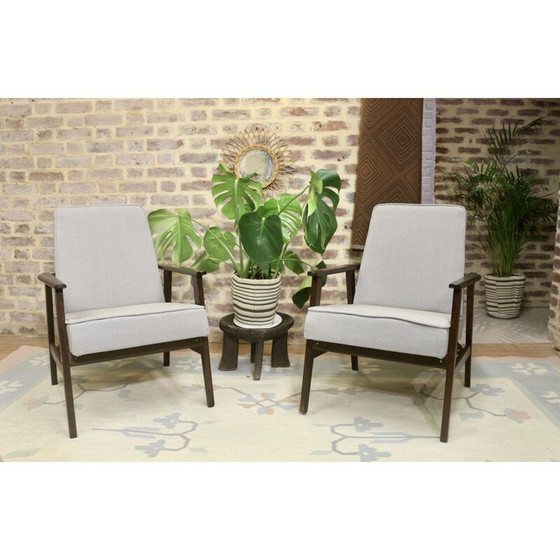 Image 1 of Paire de fauteuils vintage 300-190 par Henryk Lis, 1970