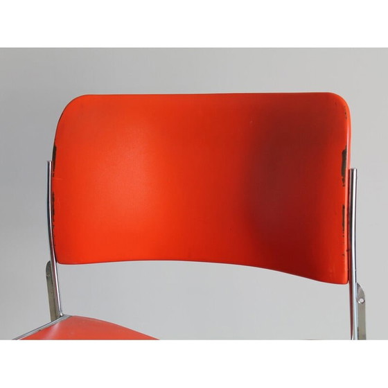 Image 1 of Ensemble de 6 chaises 40/4 vintage par David Rowland, 1970