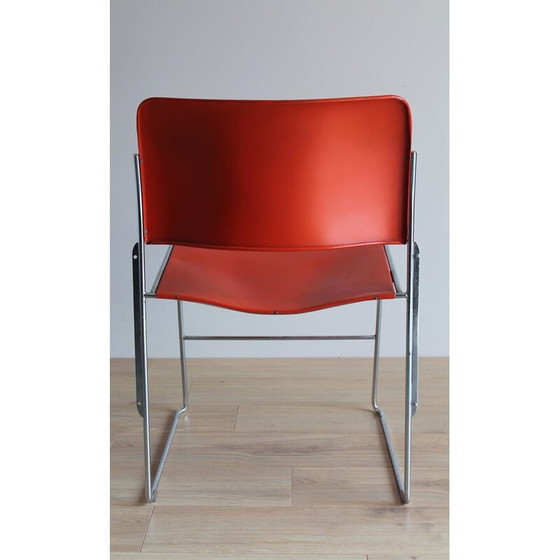 Image 1 of Ensemble de 6 chaises 40/4 vintage par David Rowland, 1970