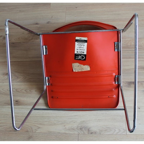 Image 1 of Ensemble de 6 chaises 40/4 vintage par David Rowland, 1970