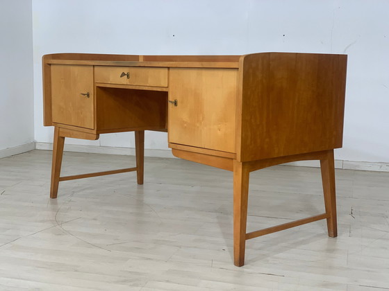 Image 1 of Mid Century bureau table desk vintage