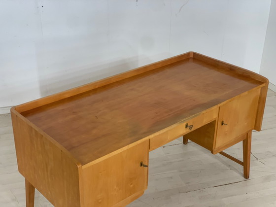 Image 1 of Mid Century bureau table desk vintage