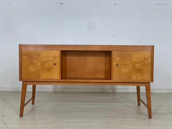 Image 1 of Mid Century bureau table desk vintage