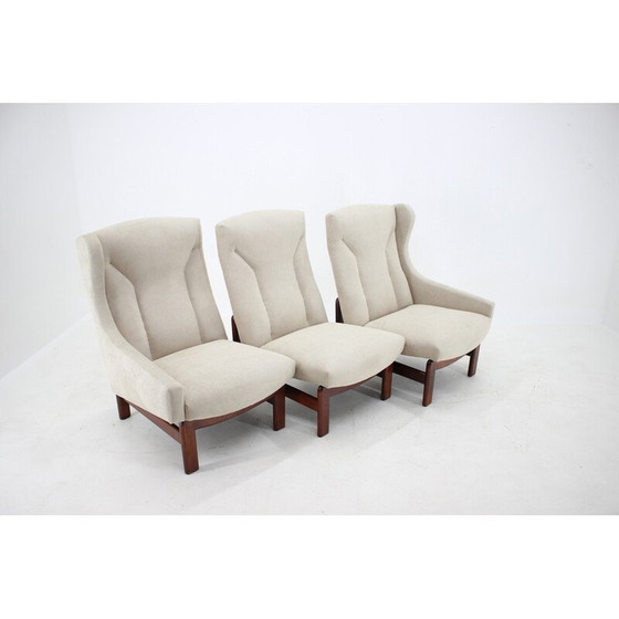 Image 1 of Canapé modulaire vintage à 3 places pour Ton, Tchécoslovaquie 1970