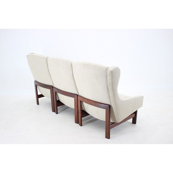 Image 1 of Canapé modulaire vintage à 3 places pour Ton, Tchécoslovaquie 1970