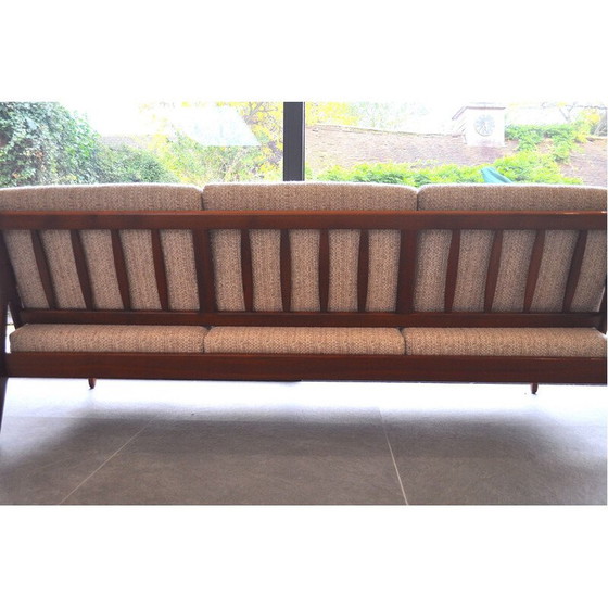 Image 1 of Salon vintage Arnne Vodder 1950 teck massif 3 pièces