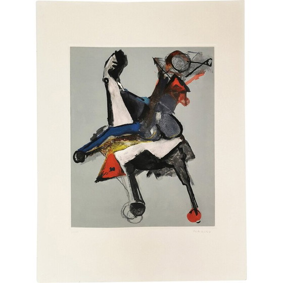 Image 1 of Tableau vintage "Marini from Shakespeare" numéro II de Marino Marini par Zwr, 1978