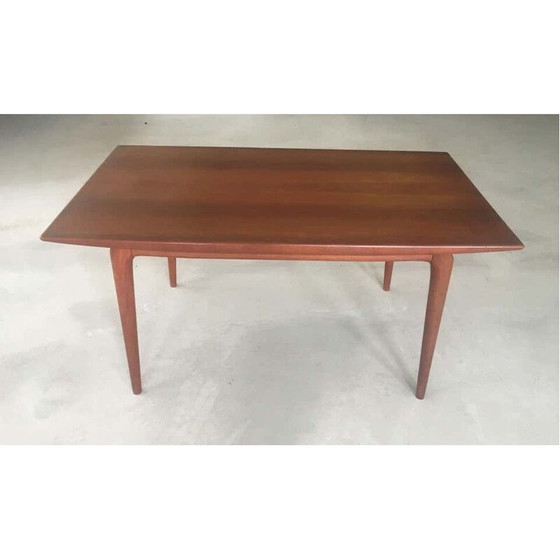 Image 1 of Table de salle à manger extensible en teck par Slagelse Mobler pour Alfred Christensen, Danemark, années 1950
