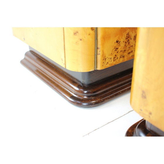 Image 1 of Paire de tables de nuit vintage par Jindřich Halabala pour Up závody, Tchécoslovaquie années 1950