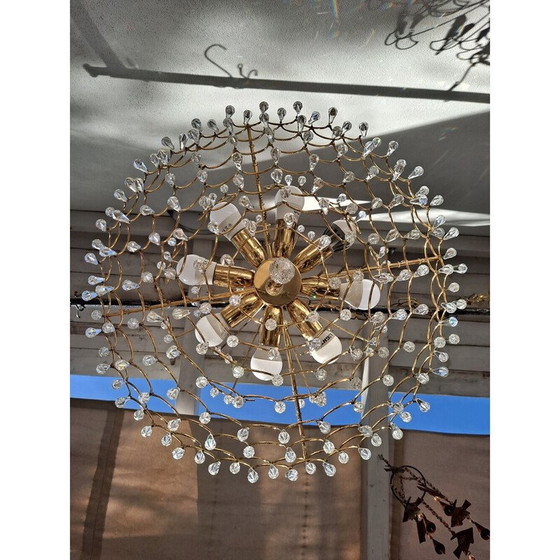 Image 1 of Lustre en cristal italien vintage, 1960