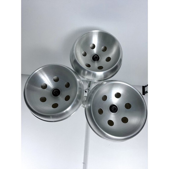 Image 1 of Lustre vintage Space Age en métal et plastique pour Studioluce, Italie 1970
