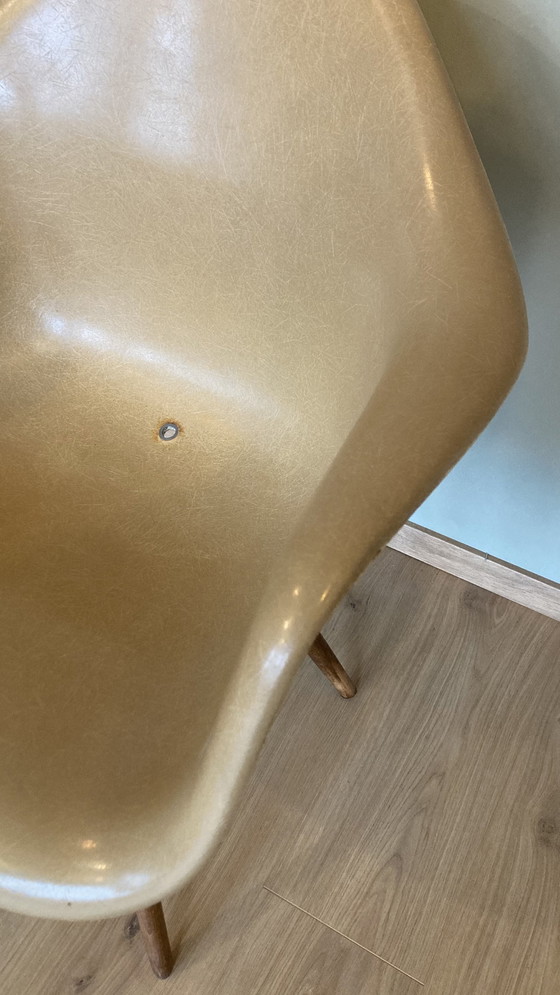 Image 1 of Fauteuil de salle à manger Eames Dark Ochre DSW