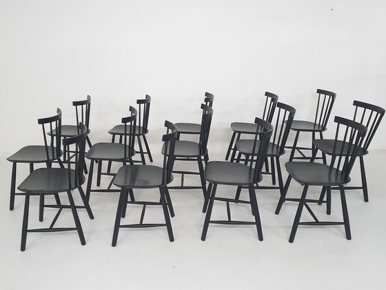 Image 1 of Poul M. Volther J46 Spindle Back Chair For Fdb Mobler, Danemark, 1956
